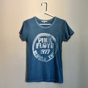 Urban Outfitters Junk Food Blue Pink Floyd Band Tee